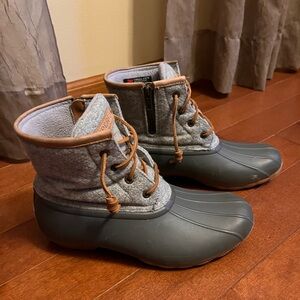Sperry Top-Sider Saltwater Wool Duck Boot Womens Size 8